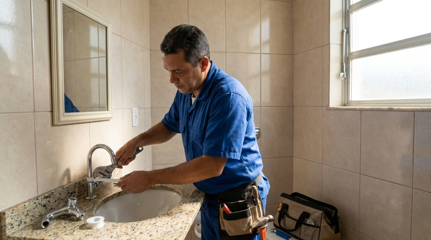 Ajustes em Torneiras em Hortolândia‑SP