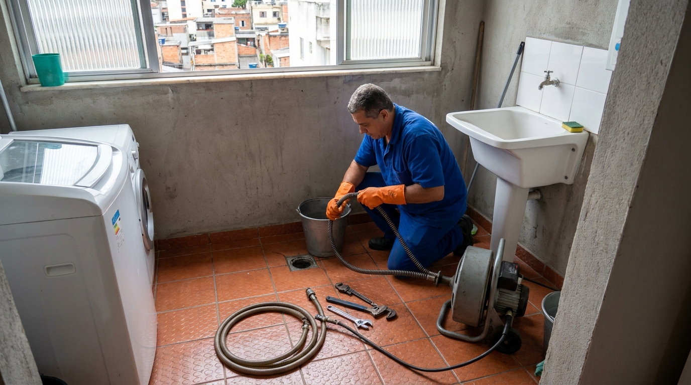 Limpeza Profunda de Ralos em Hortolândia‑SP